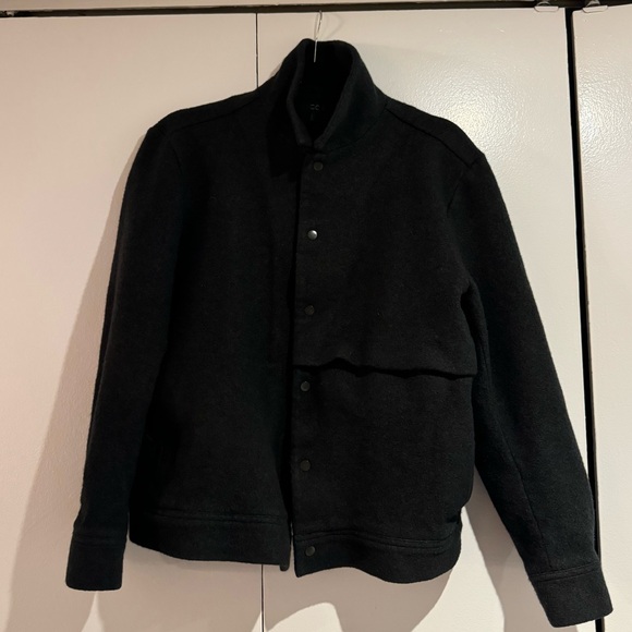 COS Boiled Wool Jacket, Grey, Small - Picture 10 of 10